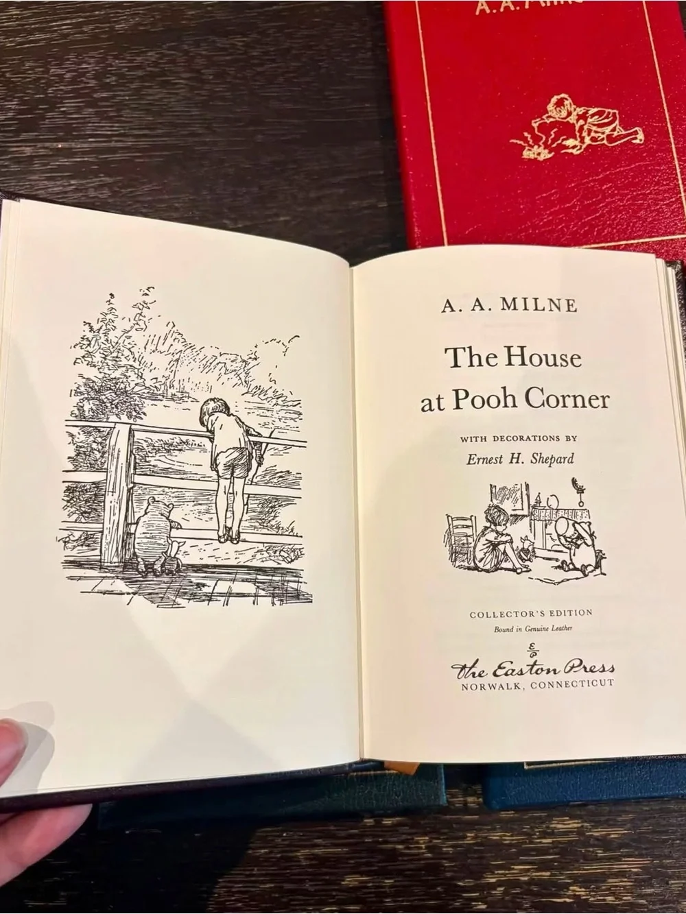 Winnie the Pooh leather-bound first collector edition